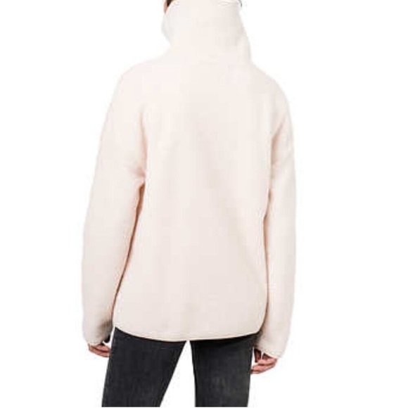 XXL ELLE 1/4 Zip Women’s Cream Fleece Pullover - Picture 7 of 8